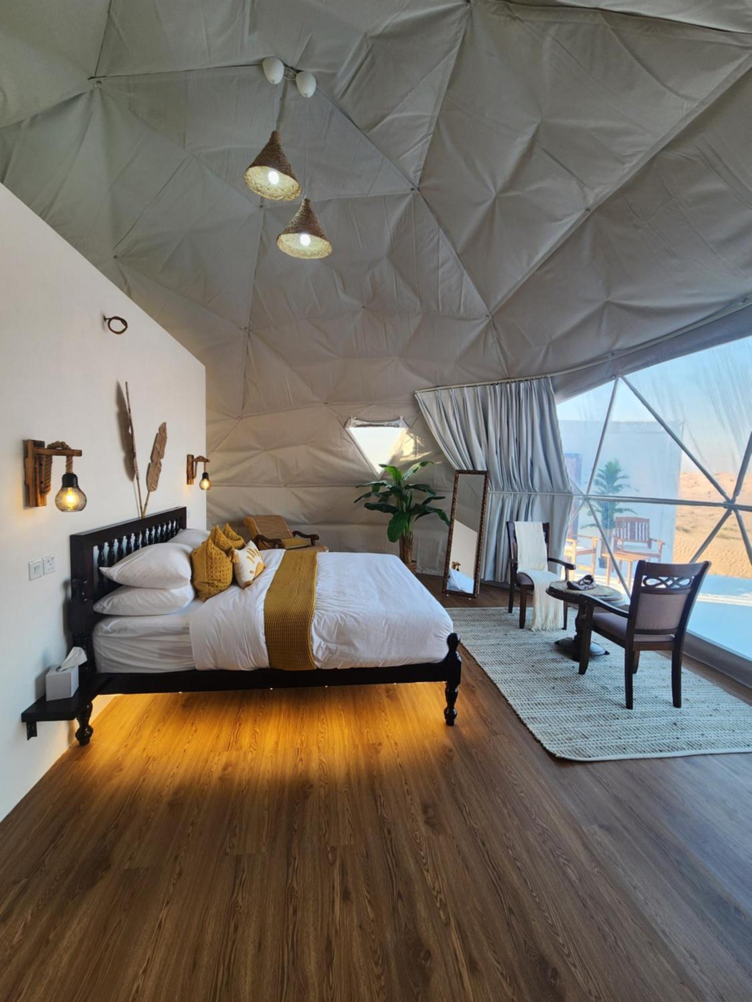 Hotel Bubbles Domes Private Cmp Al Wāşil Zimmer foto