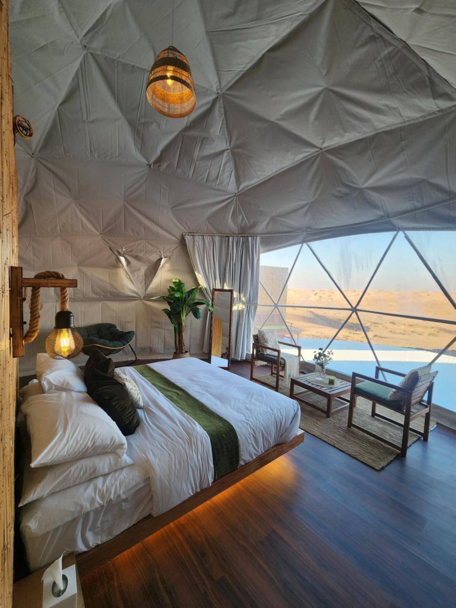 Hotel Bubbles Domes Private Cmp Al Wāşil Zimmer foto
